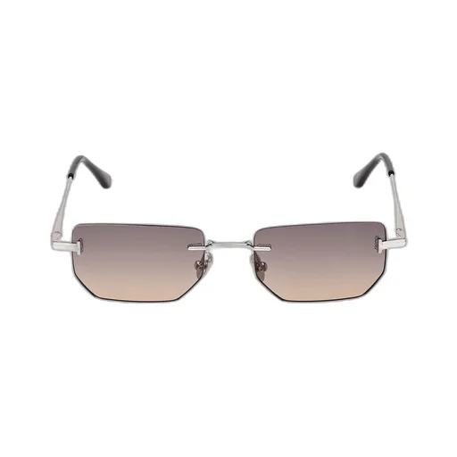 Rimless Octagonal Sunglasses