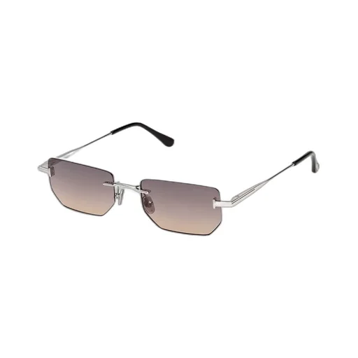 Rimless Octagonal Sunglasses