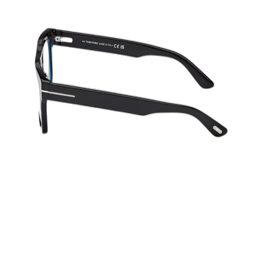 Square Eyeglasses With Clip-On Sunglasses