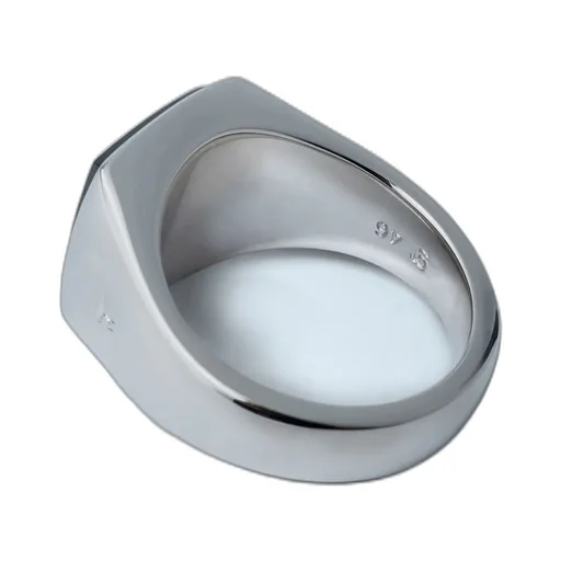 Signet Ring With Black Stone