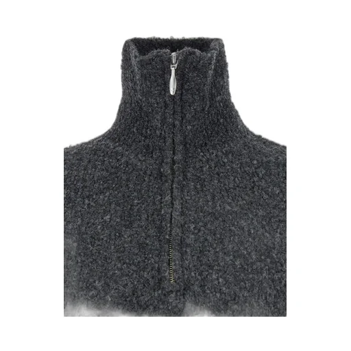 Half-Zip High Neck Sweater