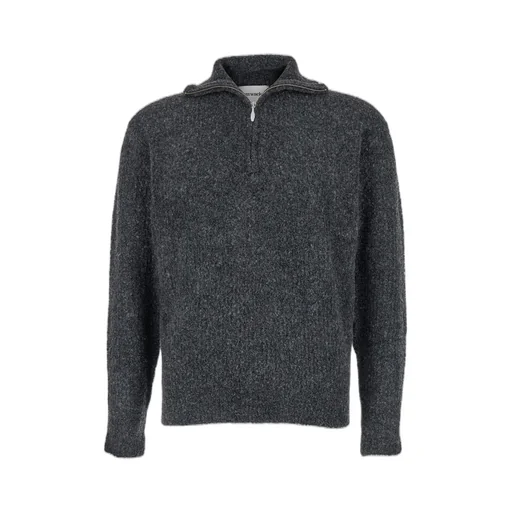 Half-Zip High Neck Sweater