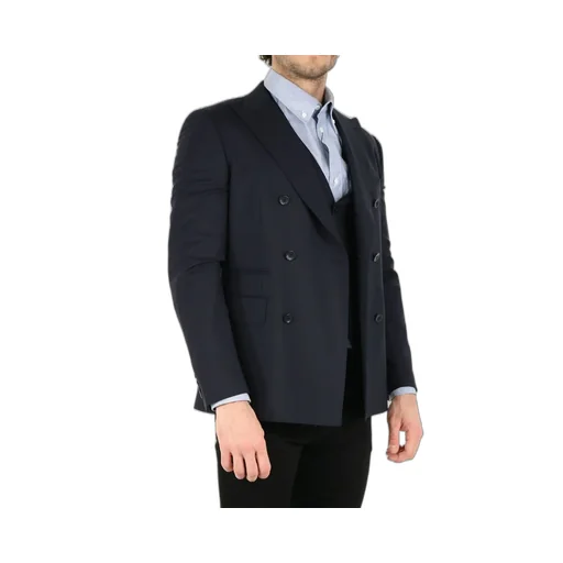 Double-Breasted Blazer With Vest