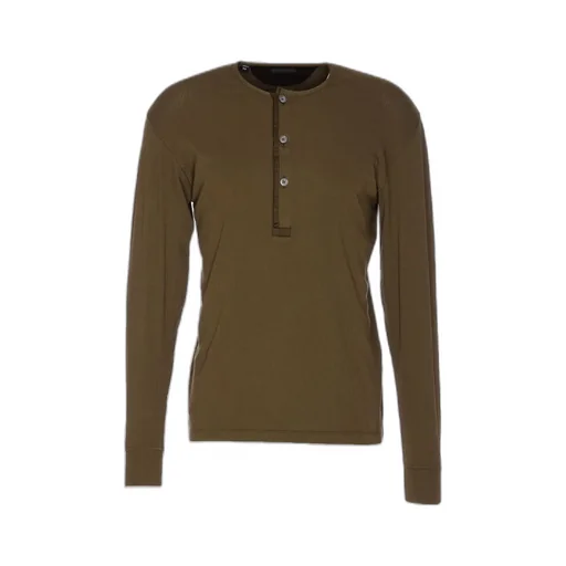 Long Sleeve Henley T-Shirt