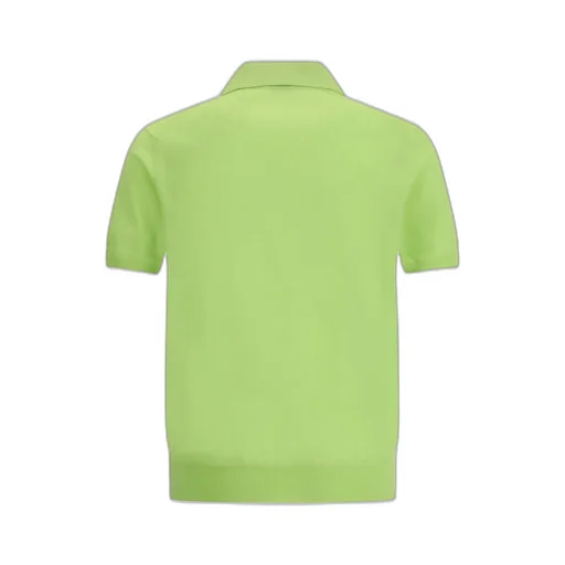 Short Sleeve Knit Polo Shirt