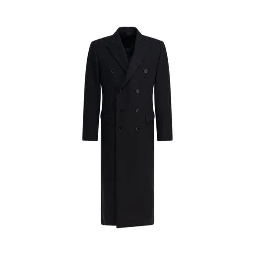 Double-Breasted Wool Coat