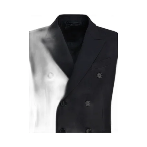 Double-Breasted Wool Coat