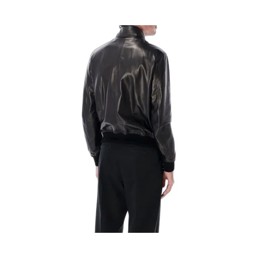 Leather Bomber Jacket