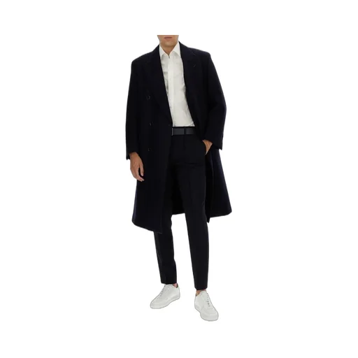 Double-Breasted Wool Coat