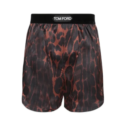 Leopard Print Boxer Shorts