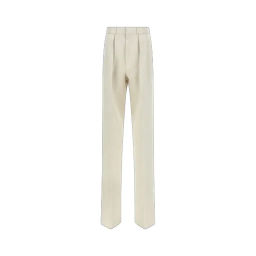 Pleated Wide-Leg Trousers