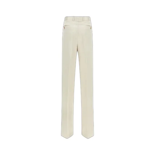 Pleated Wide-Leg Trousers