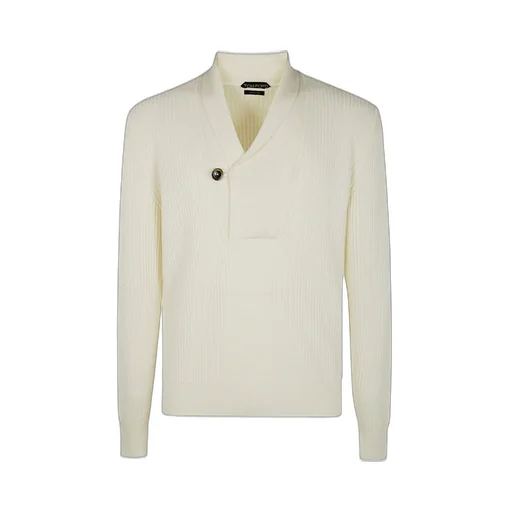 Shawl Collar Knit Sweater