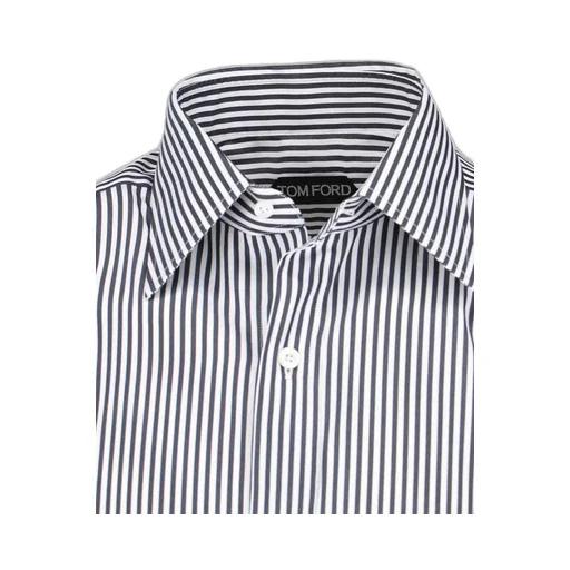 Striped Cotton Poplin Shirt