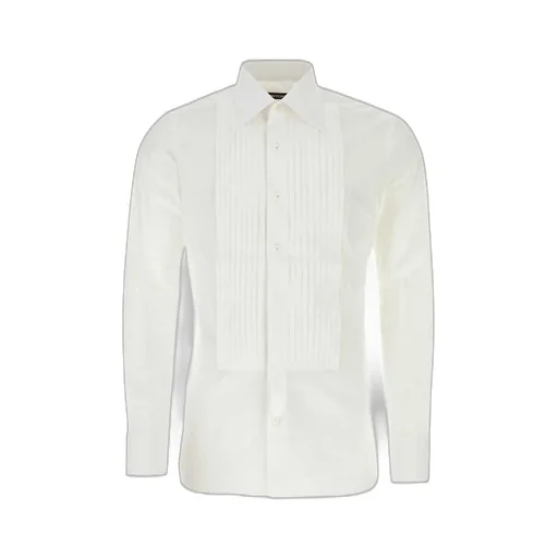 Pleated Tuxedo Shirt