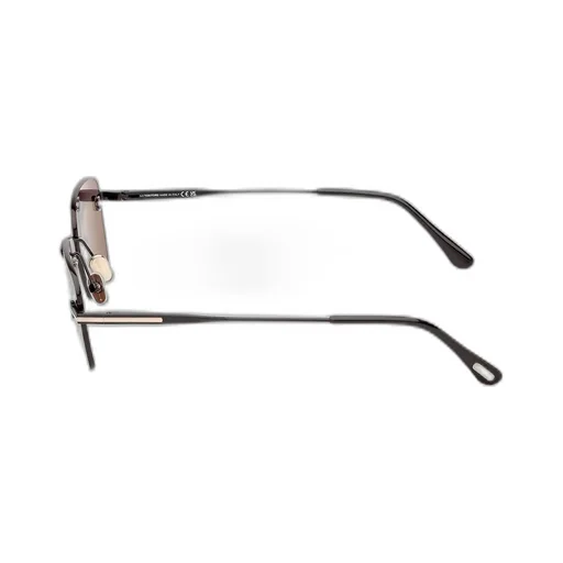 Rimless Rectangular Sunglasses