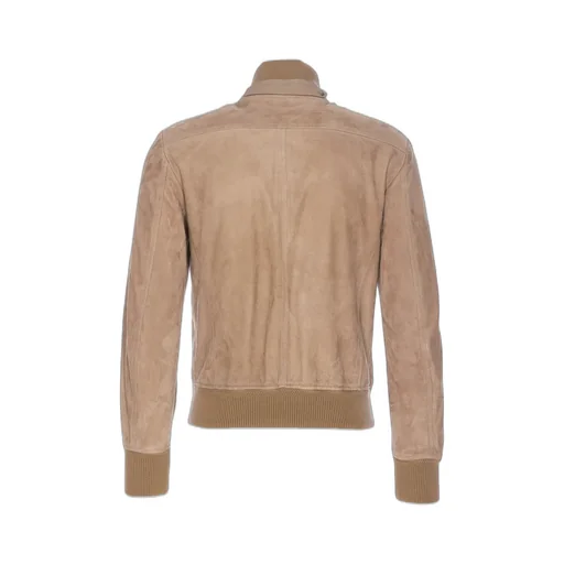 Suede Bomber Jacket