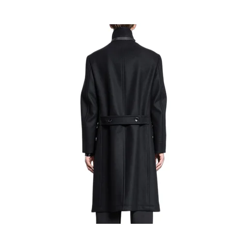 Double-Breasted Wool Coat