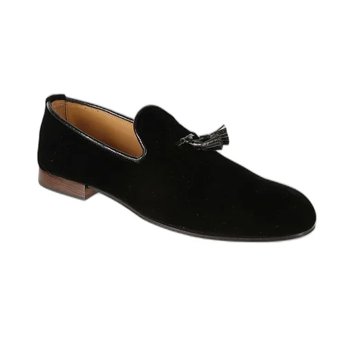 Velvet Tassel Loafers