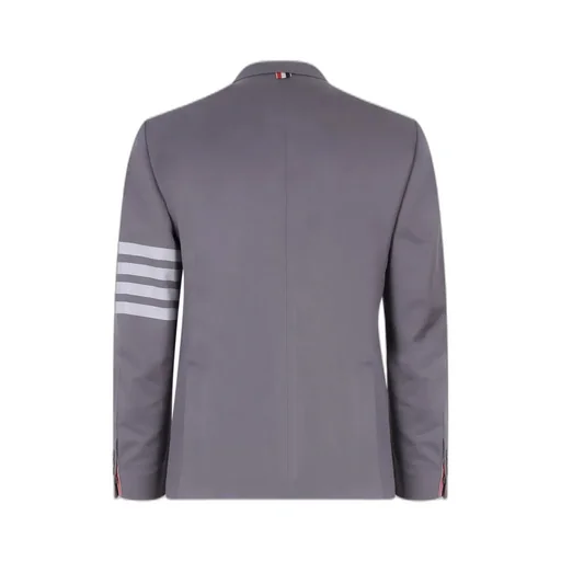 Single-Breasted Blazer With Four Stripes