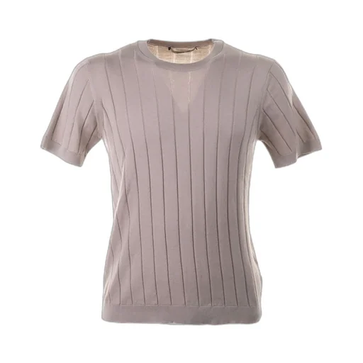 Ribbed Knit T-Shirt