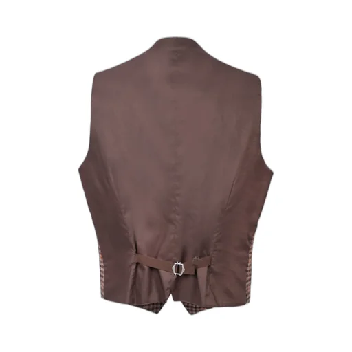 Checked Wool Vest