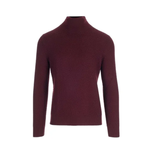 Textured Mock Neck Sweater