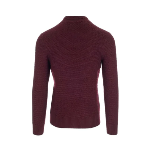 Textured Mock Neck Sweater