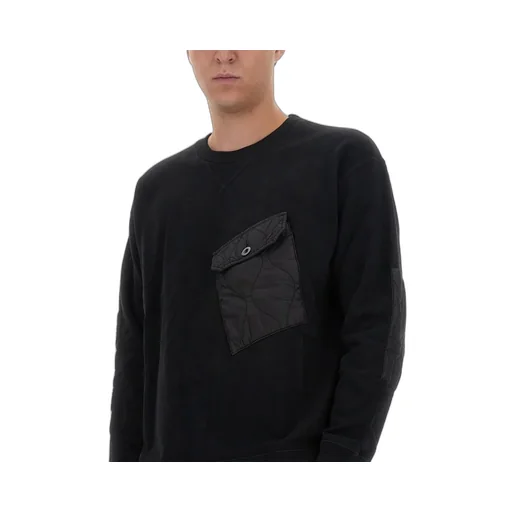 Crewneck Sweatshirt With Patch Pocket