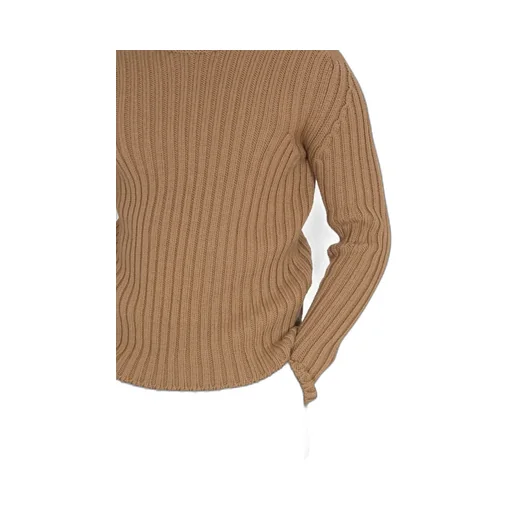 Ribbed Turtleneck Sweater