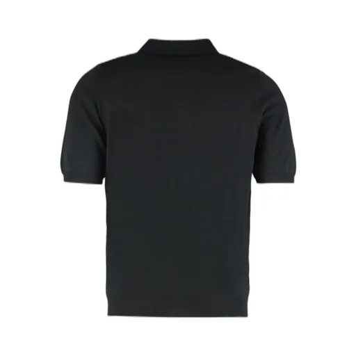 Short Sleeve Knit Polo Shirt