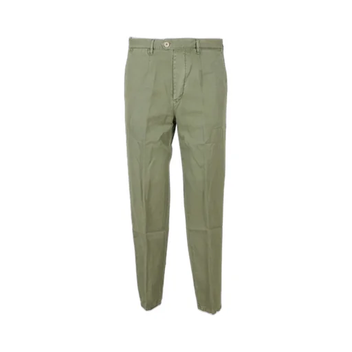 Pleated Cotton Chinos