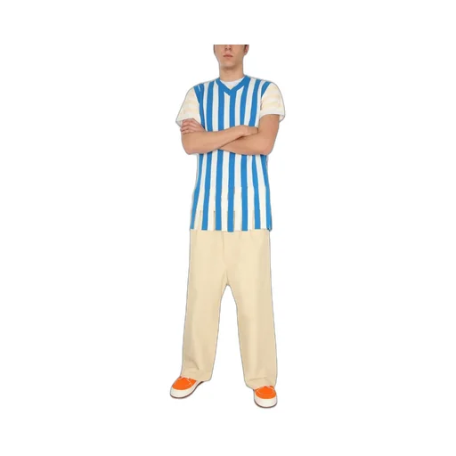 Striped V-Neck T-Shirt