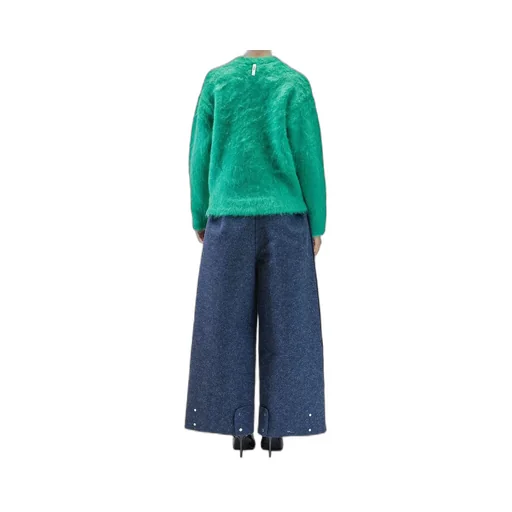 Fuzzy Mock Neck Sweater