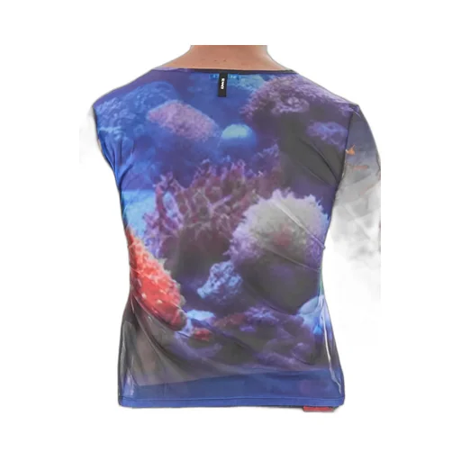 Long Sleeve Mesh Top