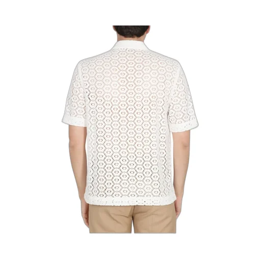 Crocheted Short Sleeve Shirt