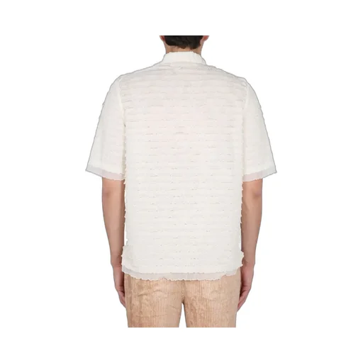Short Sleeve Ruffle Shirt