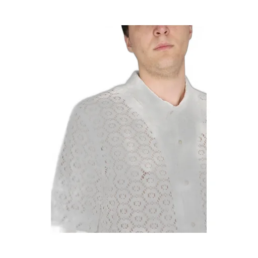 Crocheted Short Sleeve Shirt