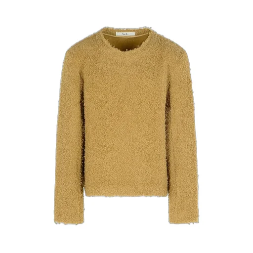 Textured Crewneck Sweater