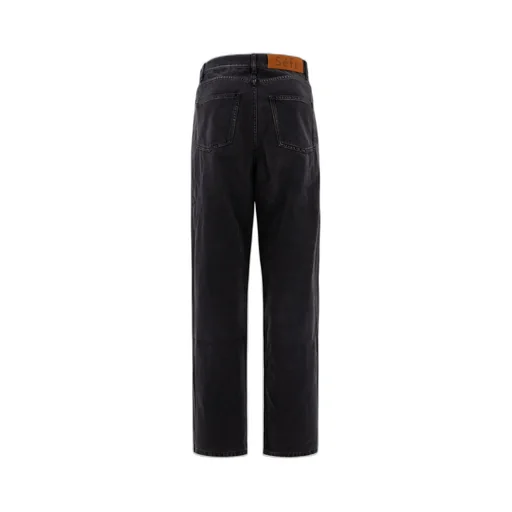 High-Rise Straight-Leg Jeans