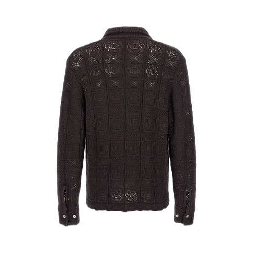 Knit Button-Up Shirt