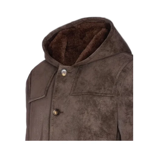 Hooded Shearling Jacket