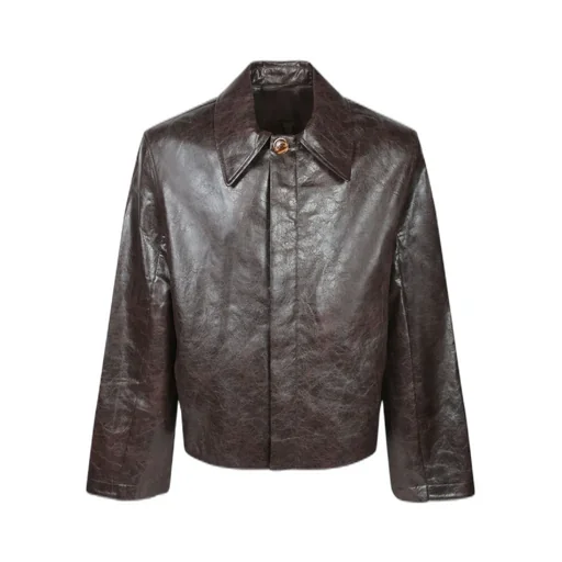 Textured Button-Up Shirt