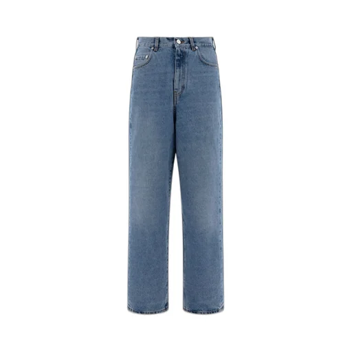 High-Waisted Straight Leg Jeans