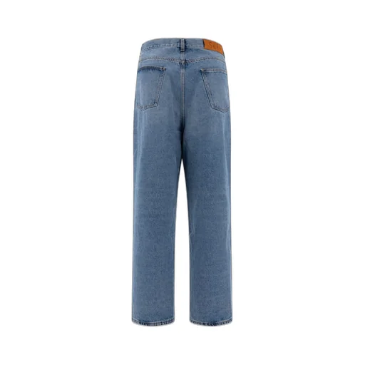 High-Waisted Straight Leg Jeans