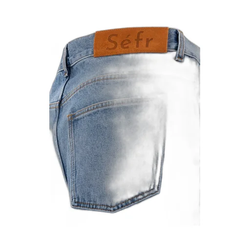High-Waisted Straight Leg Jeans