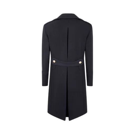 Double-Breasted Wool Coat