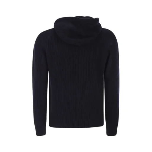 Ribbed Knit Hoodie