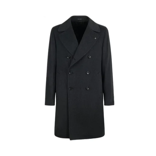 Double-Breasted Wool Coat