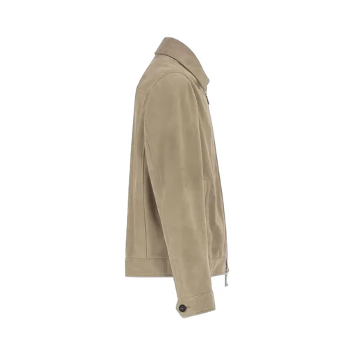 Suede Bomber Jacket
